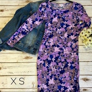 LuLaRoe XS Debbie long sleeve dress - new!
